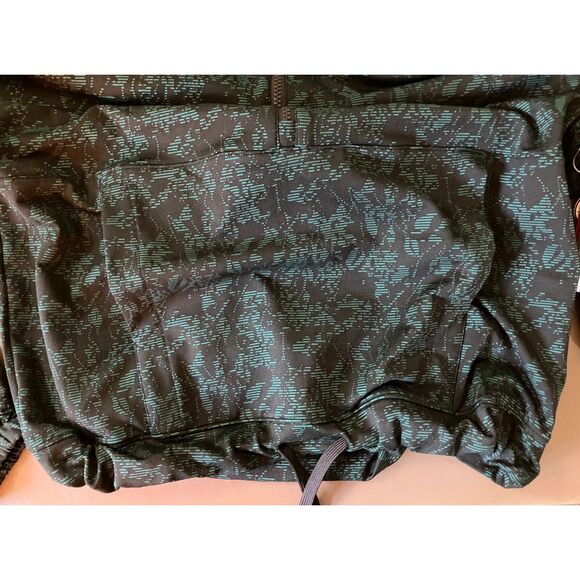 NWT Mondetta botanical print quarter zip fleece lined sweatshirt - Picture 9 of 12